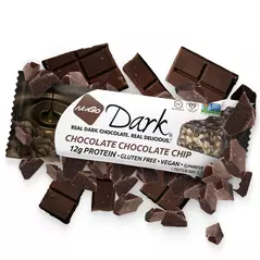 חטיף חלבון בטעם שוקולד צ'יפס מצופה שוקולד מריר - 12 יחידות במארז  בריאות  מצב המוצר, pay with point, shipping